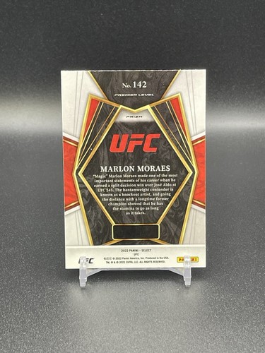 Marlon Moraes 2022 Panini Select UFC Orange Shock Premier Prizm SP Bantamweight - Picture 2 of 2