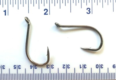 1000 GT 8299 2X strength Black Chrome Octopus Fish Hooks size 2/0 - 1000 Hooks