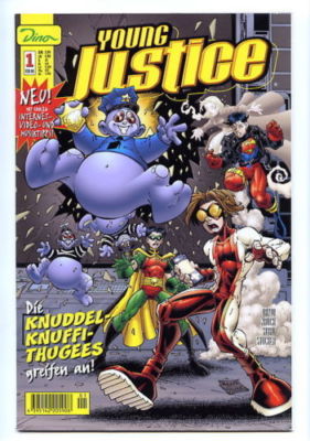 C1 Comic Young Justice DC Comic vom Dino Verlag Heft 1-4 + 7 + 9 = (6)