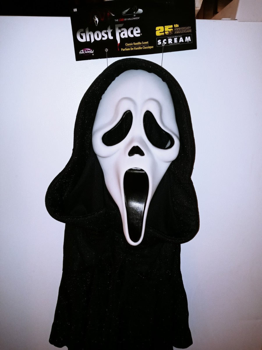 Scream Ghostface 25th Anniversary Fun World Collector Edition Mask