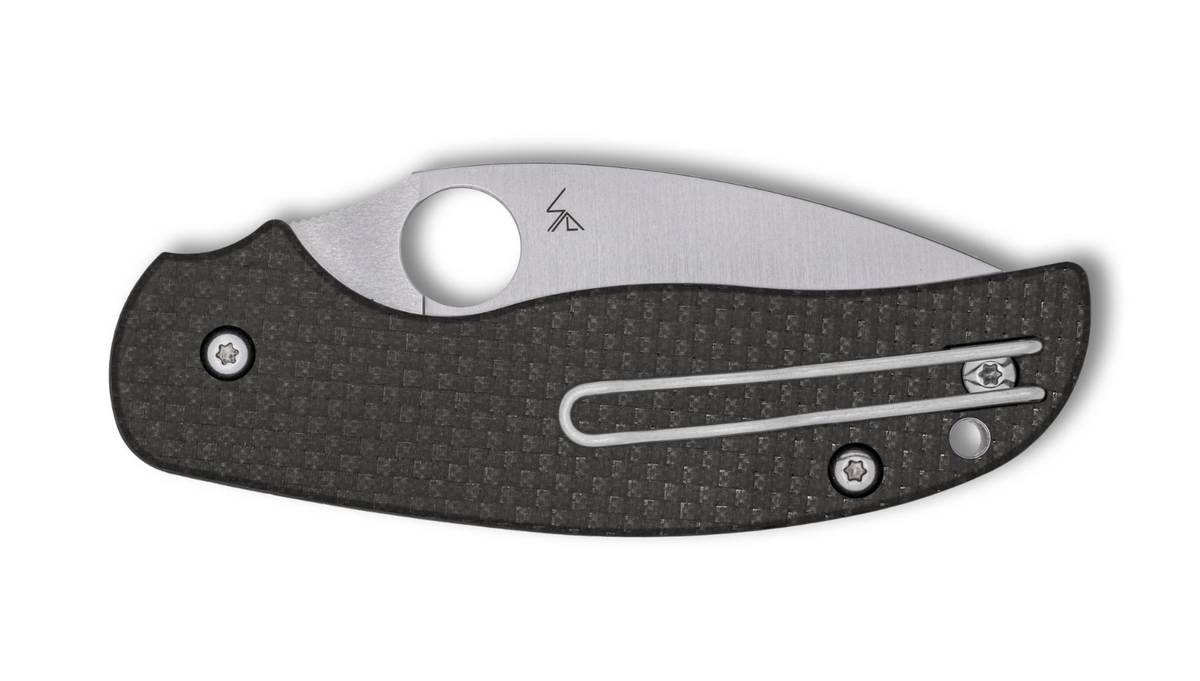 Spyderco Sage 6 Sprint Button Lock S90V Blade Carbon Fiber Handle