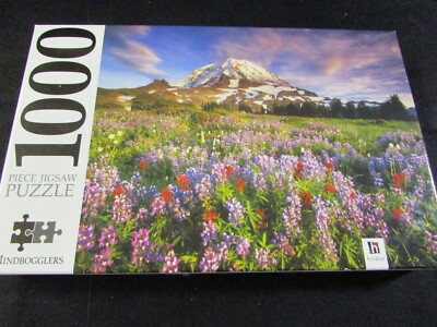 Hervorragend & vollständig 1000 Teile MINDBOGGLERS Puzzle MOUNT RAINIER, WASHINGTON