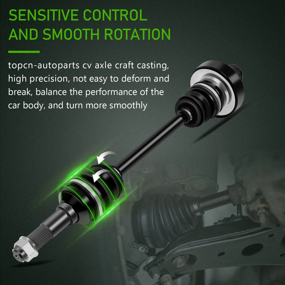 Ejes traseros CV para 2006 2007 Rhino 660 2006-2009 Yamaha Rhino 450 2007 2008 Foto 4 de 4