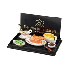 MINIATURE DOLLHOUSE 1:12 SCALE REUTTER TURKEY DINNER - 1.449/6