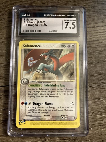 Salamence graded CGC 7.5 for sale on eBay