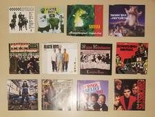 12 Music CD Covers + Stickers Beastie Boys Nirvana Weird Al Sam Kinison Specials