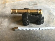 Cast Iron Cannon Small Metal Toy D cor Black Bronze