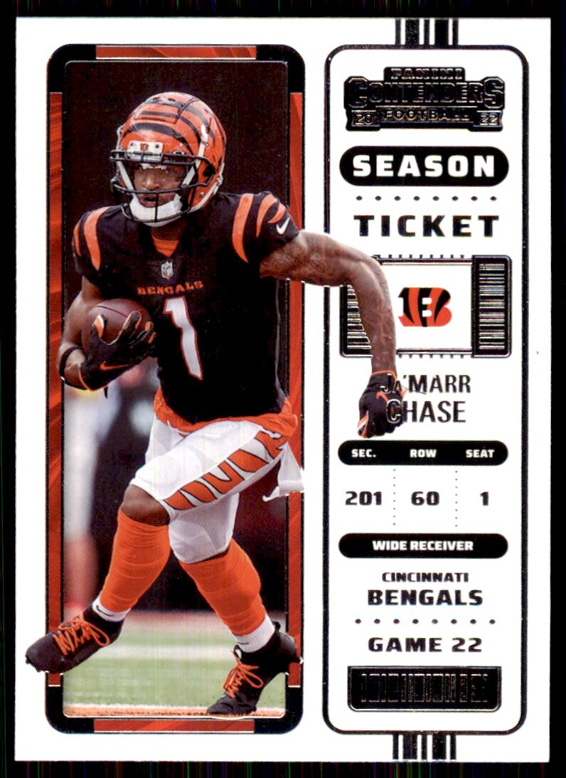 2022 Panini Contenders Ja'Marr Chase Football Cards 18 eBay