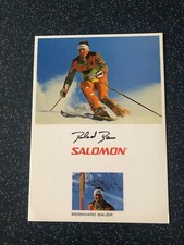 Autogrammkarte BERNHARD BAUER   signiert Ski Alpin,Abfahrt,Slalom