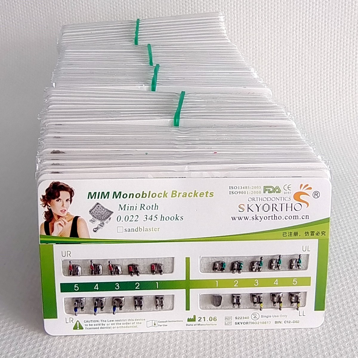 Crochets Orthodontiques Roth 10 Paquets D'attaches Orthodontiques