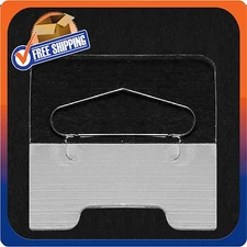 5000 CLEAR SELF ADHESIVE MEDIUM DUTY SLOT HANG TAB TAGS 14OZ LIMIT RETAIL HANGER