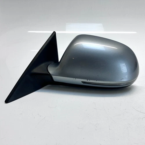 Audi A5 8T LEFT door wing mirror UK Passenger N/S SILVER 2007 - 2010