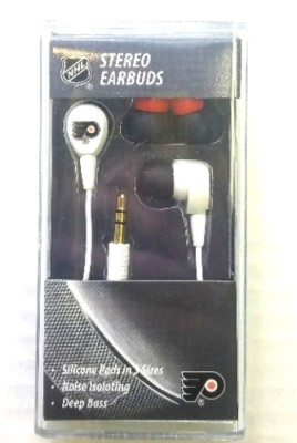 Philadelphia Flyers  NHL OFFICIAL STEREO   Deep Bass Earbuds