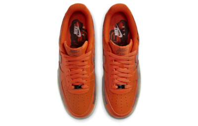 Nike Air Force 1 Low Orange Skeleton Halloween 2020 - CU8067  display picture 1