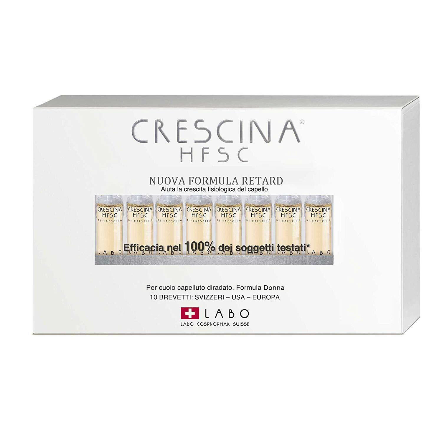Labo Crescina re-Growth Hfsc Retard 1300 Woman Treatment Anti-hair Loss 40  Vials | eBay