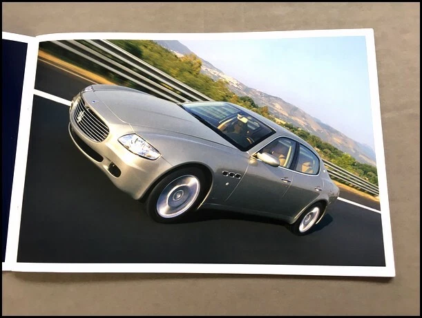 2004 Maserati La Quattroporte Coupe Spyder Trofeo Car Sales Brochure Catalog - Image 2 of 4