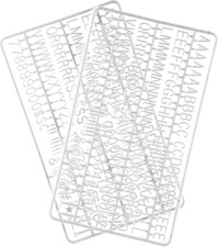 3/4 Inch Letters for Felt Letter Boards, 300 Pieces Including Characters, Number