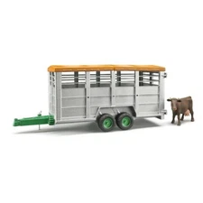 Livestock Trailer With 1 Cow bruder # 02227