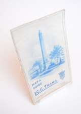 Tramway LCC Trams Map & Guide 1924 Cleopatra's Needle