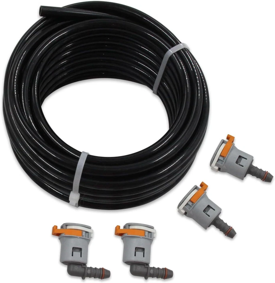 Сменный комплект для ремонта топливопровода нейлоновые трубки 3/8 дюйма (10 мм) 25 футов - Изображение 3 из 4