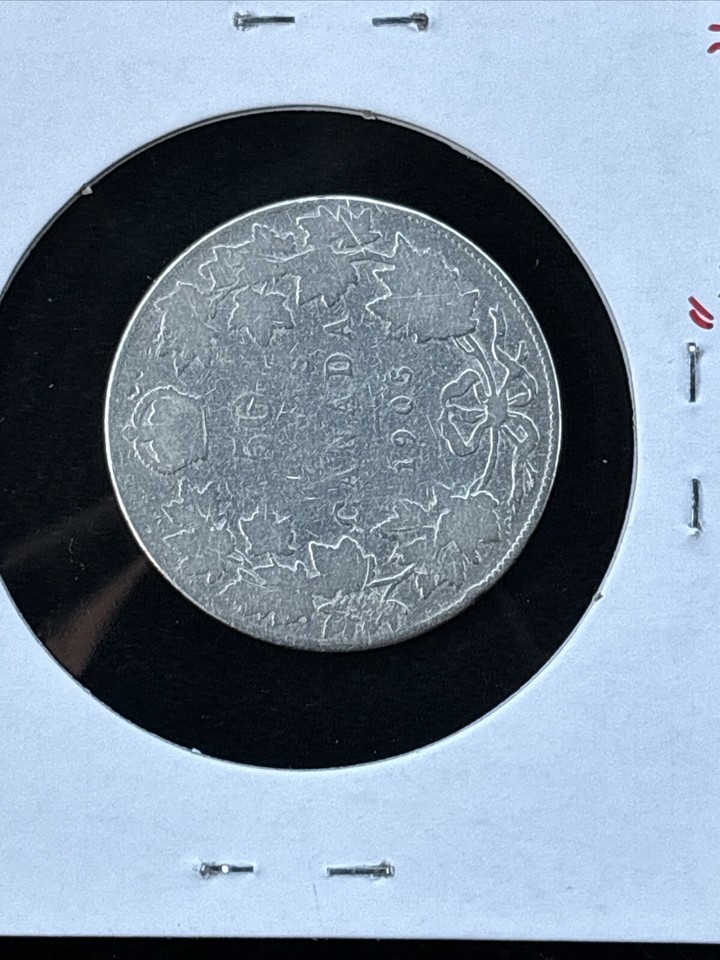 1905 Canada 50 Cents Canada Half Dollar Silver Circulated “KCF324