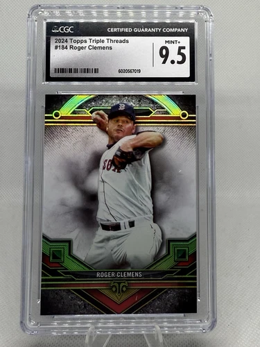 2024 Topps Triple Threads #184 Roger Clemens Boston Red Sox CGC 9.5