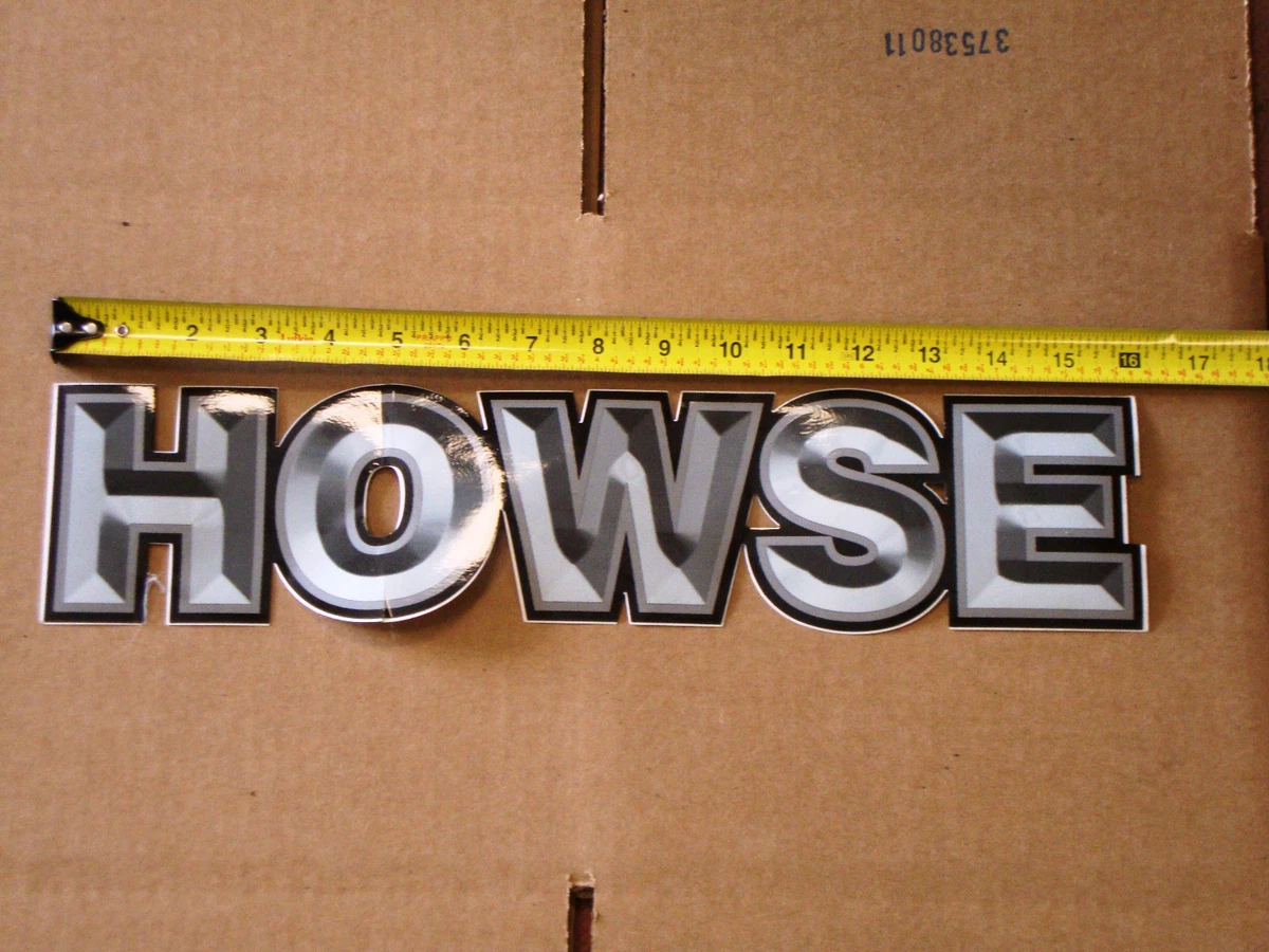 HOWSE MOWER TILLER DECAL LOGO eBay