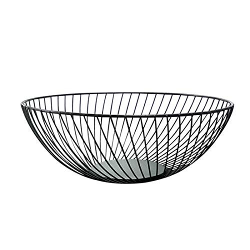 Black Wire Fruit Basket Fruit Bowl Kitchen Fruit Basket Stand Fruit Bowls for... - Afbeelding 1 van 6