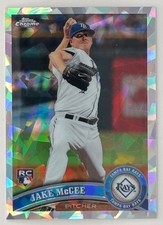 2011 Topps Chrome Jake McGee RC Atomic Refractor Parallel SP /225