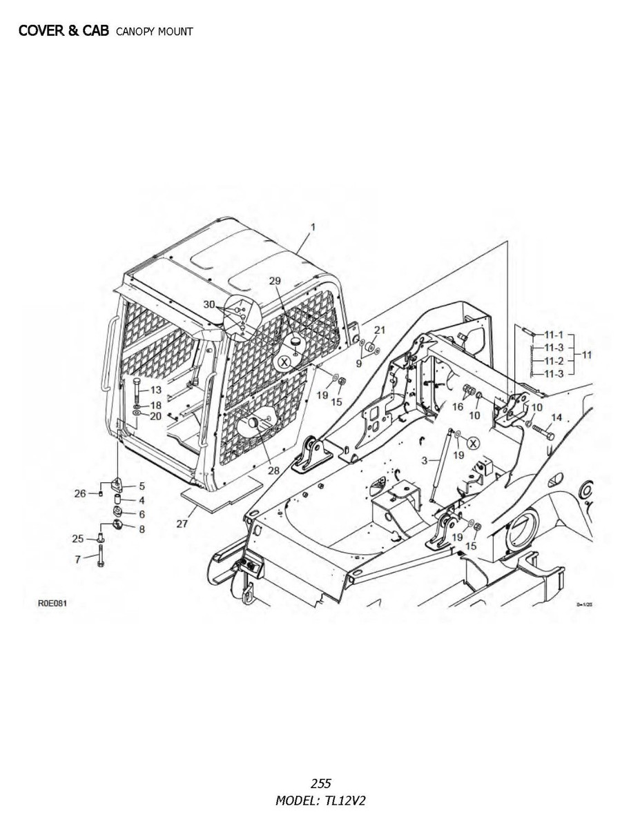 12 V2 Track Loader Skid Steer Service Parts Manual Fits Takeuchi