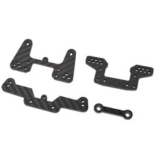 Upgrade Carbon Fiber Front Rear Shock Towers For 1/10 Kyosho Optima Mid RC Part