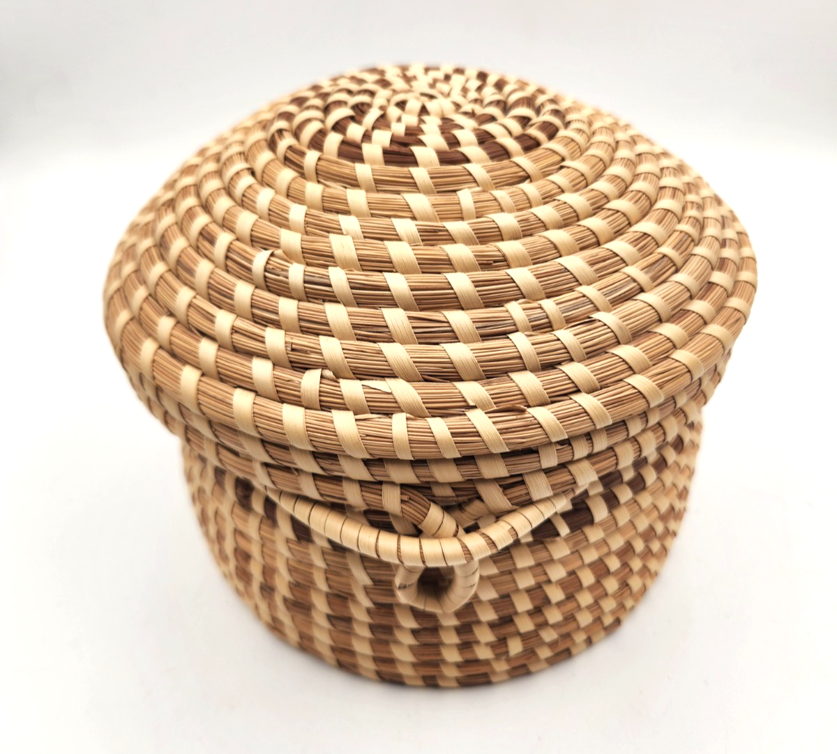GULLAH Basket VTG Sweetgrass 9