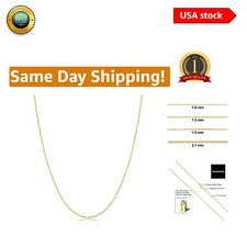 Timeless 16 Inch 14k Gold Filled Cable Chain Necklace with Secure Lobster Clasp