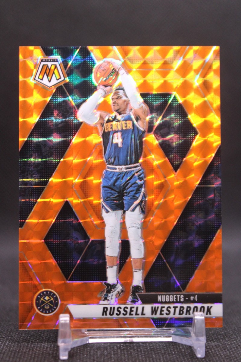 Russell Westbrook #167 2024-25 Panini Mosaic Orange Mosaic