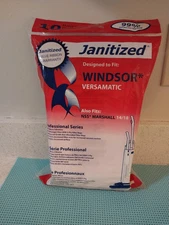 Janitized JAN-Wiver-3 Windsor Versamatic 3 Ply Vacuum Bags 10 Pack