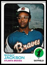 1973 Topps #403 Sonny Jackson Atlanta Braves