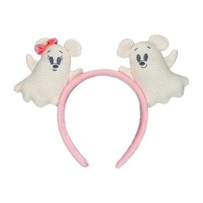 Disney Parks Halloween Ghost Mickey und Minnie Mouse Ohr-Stirnband NEU