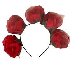 NWOT Rose Flower Crown Headband Unisex Frieda Kahlo, Festival, Party Fascinator