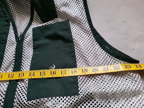 Browning Men's 2XL Trapper Creek Mesh Shooting Hunting Vest Green/Gray - Picture 10 of 11
