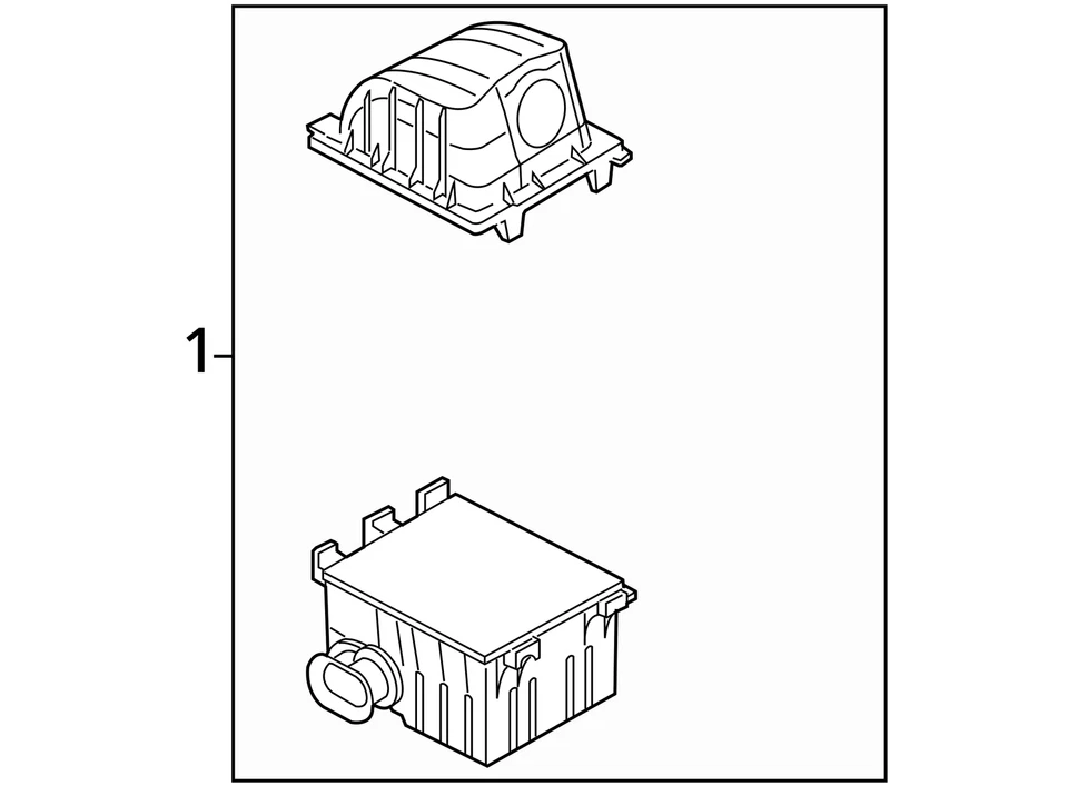 Ford Ranger 2008 Air Cleaner/Box 6L5Z9600A 0240 - Image 4 of 4