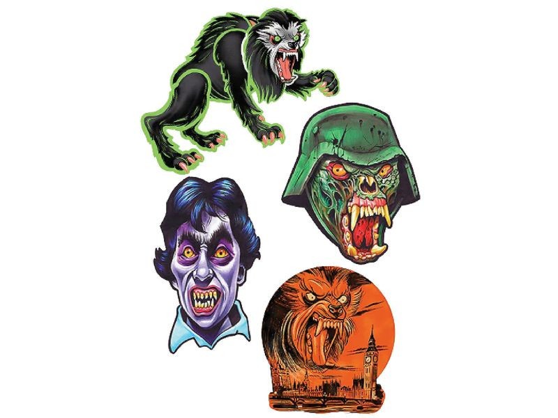 American Werewolf In London Wall Decoration Cutouts Halloween Trick Or Treat New