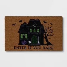 1'6"x2'6" Haunted House Coir Doormat - Hyde and EEK! Boutique