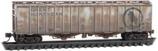 Micro-Trains MTL N-Scale 50ft Airslide Hopper Great Northern/GN Weathered #7163