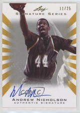 2012 Leaf Signature Series Gold 11/25 Andrew Nicholson #BA-AN1 Auto 0b5