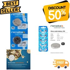 2 Count 390 SR1130SW Silver Oxide Batteries - Leak-Resistant Power for Gadgets