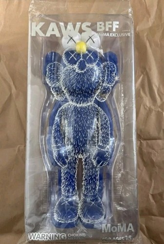 Kaws BFF Blue MOMA Exclusive 12" Vinyl Figure Original Medicom Art Toy - Foto 4 di 5