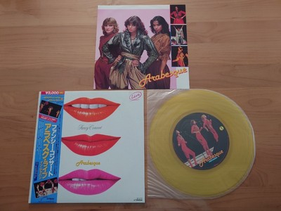 Arabesque Live In Japan Tokyo Fancy Concert Obi Color Record Used Lp