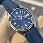 Vintage Seiko 5 Automatic Sunburst Blue Dial Japan Made Men’s Watch 7009-3041
