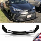 For Toyota C-HR CHR 2018-2022 Front Bumper Lip Spoiler Splitter Body Kit Gloss