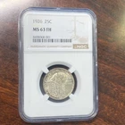1926 Standing Liberty Quarter : NGC MS63FH